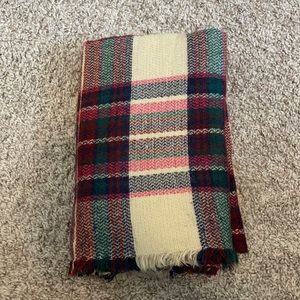Plaid Blanket Scarf